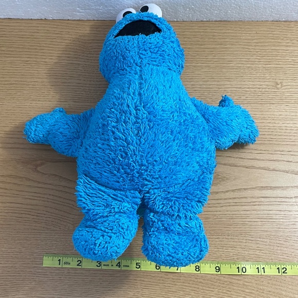 Kohls Cares Cookie Monster Plush Sesame Street 15" 2017 Blue Stuffed Animal Toy - Picture 9 of 9